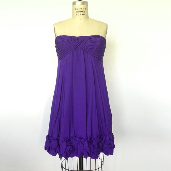 BCBG - Strapless Short Cocktail Dress - Picture 1 of 5